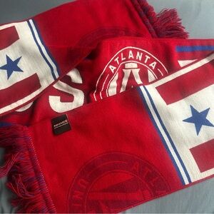 Red and White Atlanta United Scarf